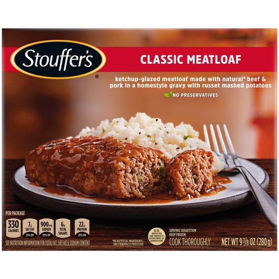 Stouffer's Classic Meatloaf Frozen Meal, 9 7/8 Ounce