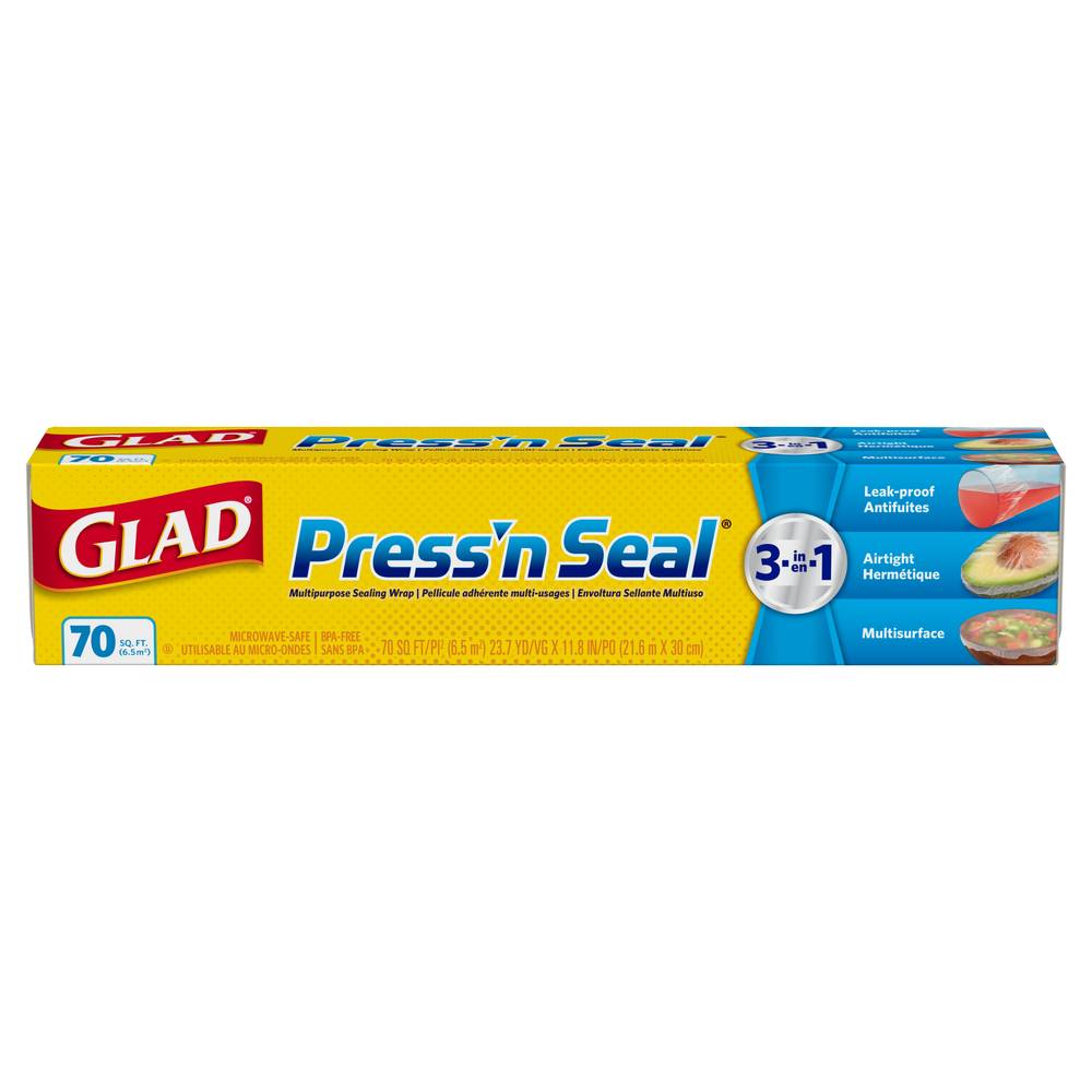 Glad Press’n Seal 3 in 1 Multipurpose Sealing Wrap (70 square ft)