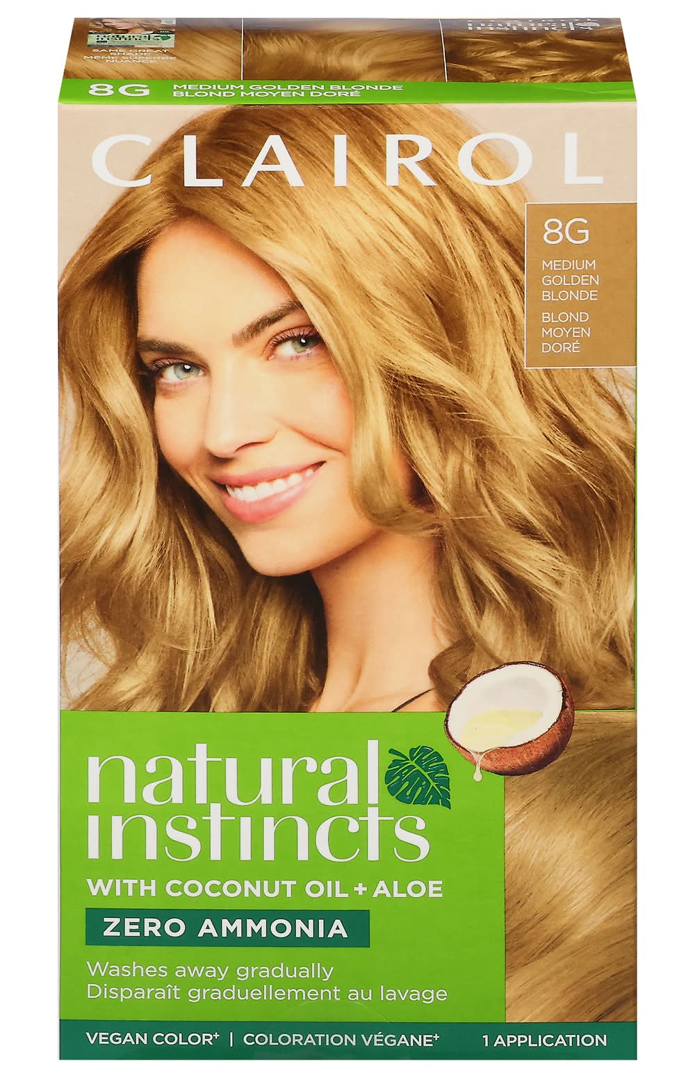 Clairol Natural Instincts Medium Golden Blonde Hair Color (2.1 lbs)