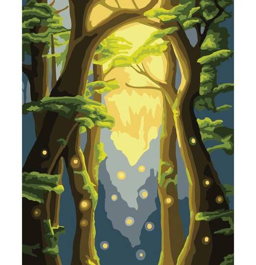 Artist's Loft Fairy Forest Paint By Number Kit, 8x10 in