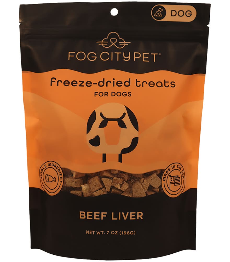 Fog City Pet Beef Liver Freeze-Dried Dog Treats (7 oz)