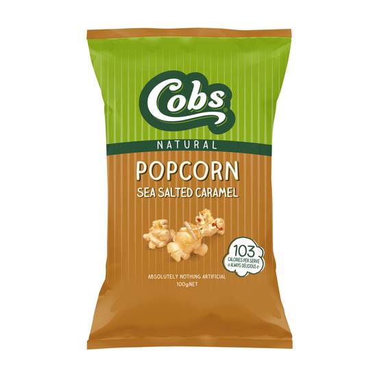 Cobs Gluten Free Popcorn Sea Salted Caramel 100g