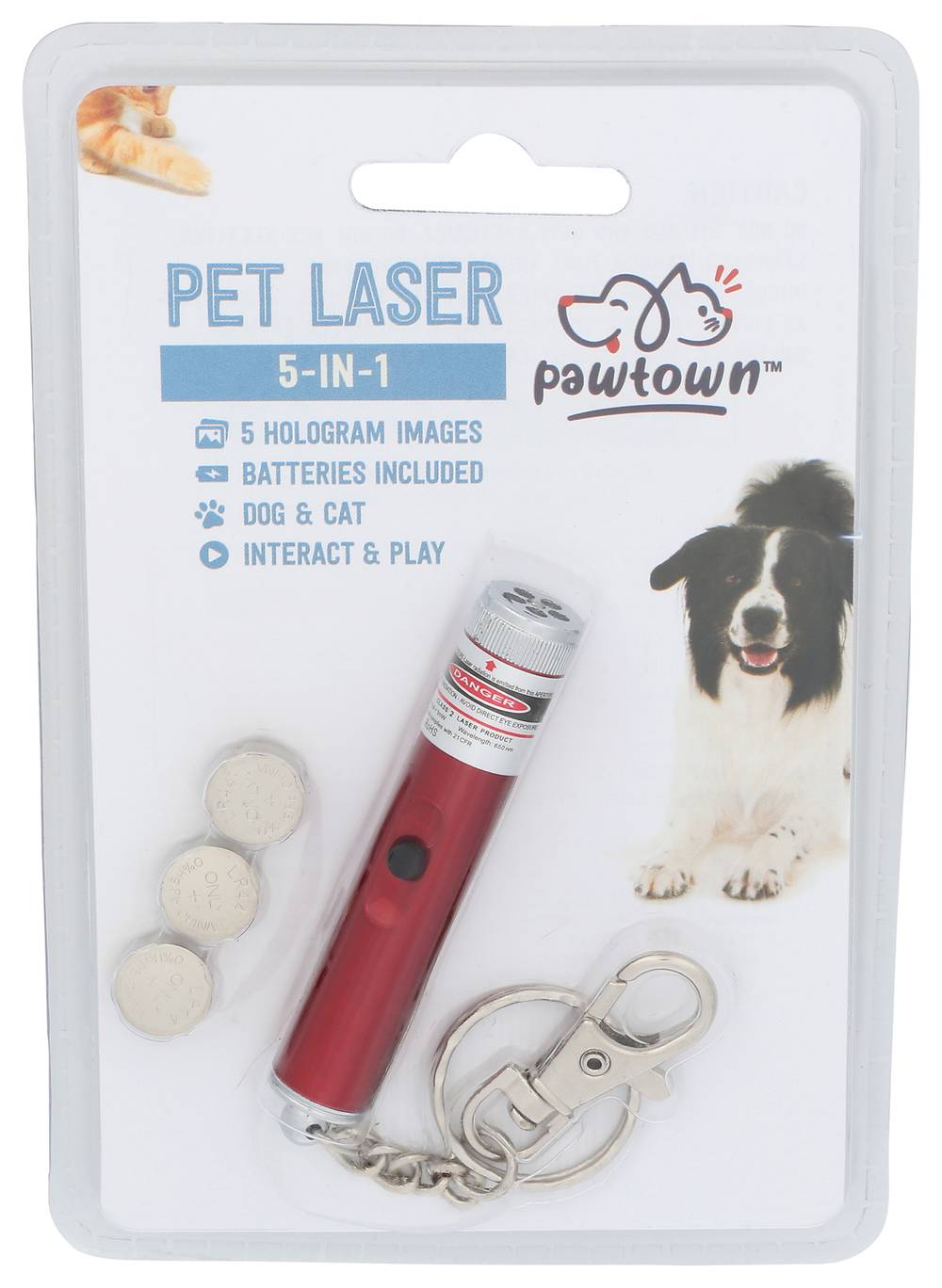 Pawtown 5-In-1 Laser Toy (1 Ct)