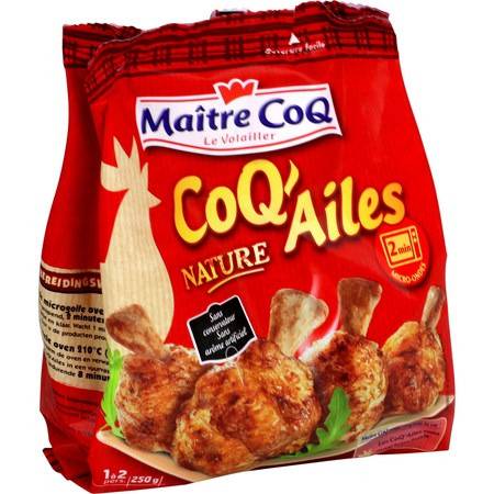 Manchons de poulet nature MAITRE COQ - le sachet de 250 g