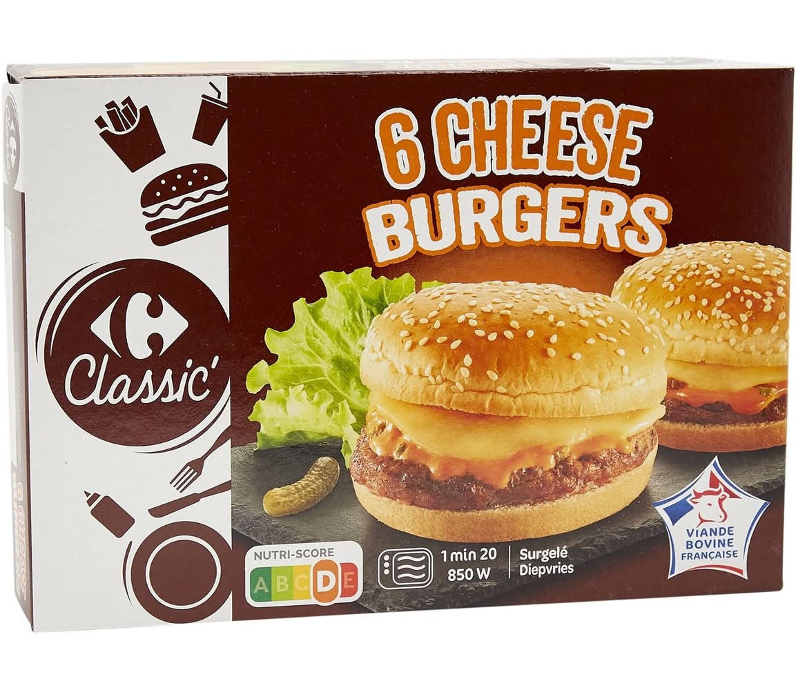 Carrefour Classic' - Burgers surgelés (6)