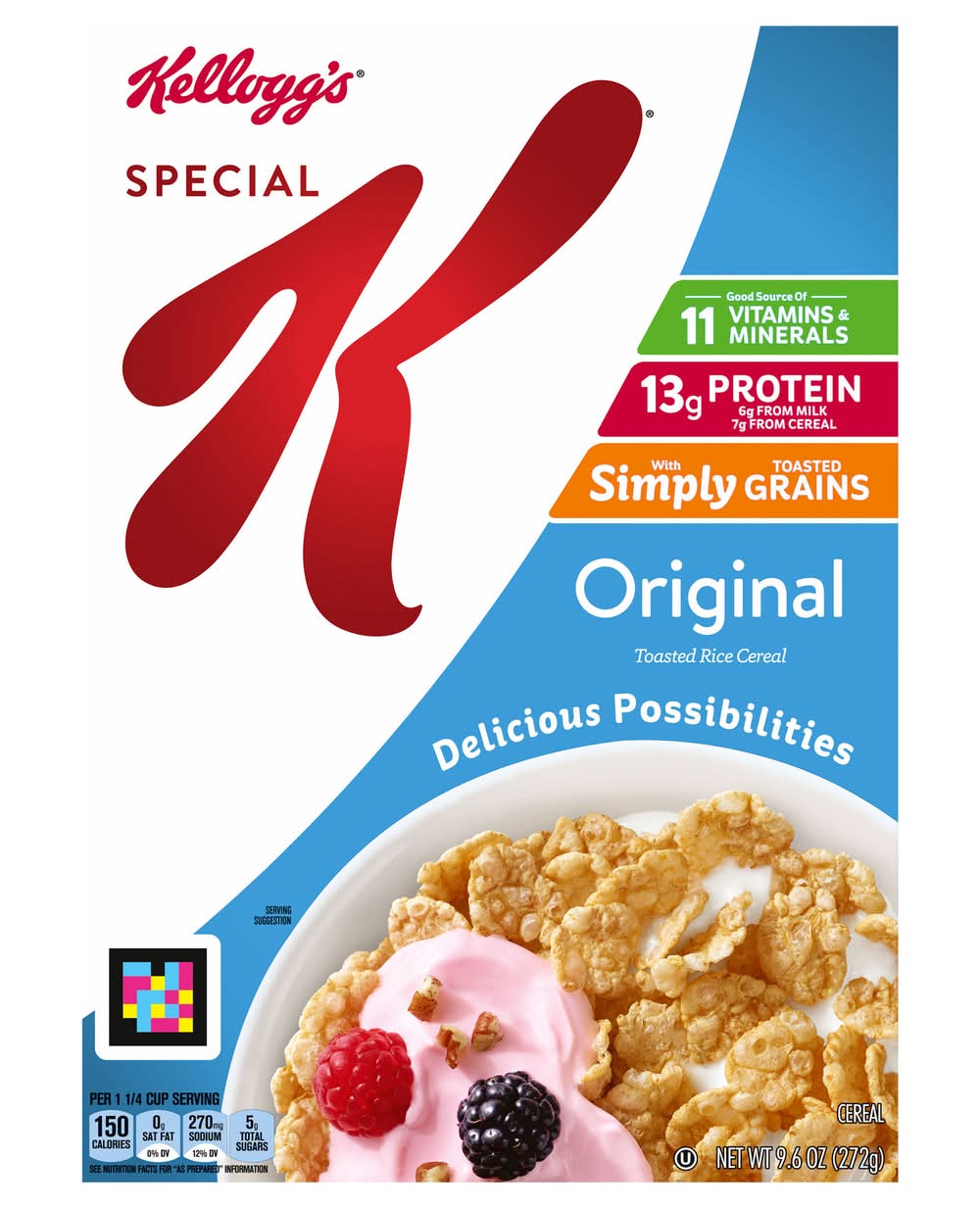 Special K Original Cereal, Toasted Rice (9.6 oz)