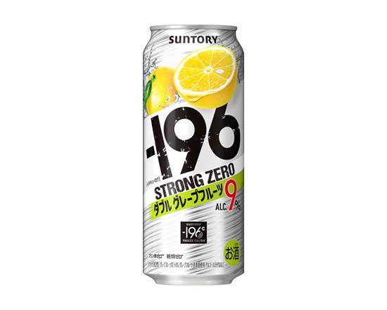 74813：サントリー -196 ストロングゼロ ダブルグレープフルーツ 500ML缶 / Suntory -196 Strong Zero Double Grapefruits