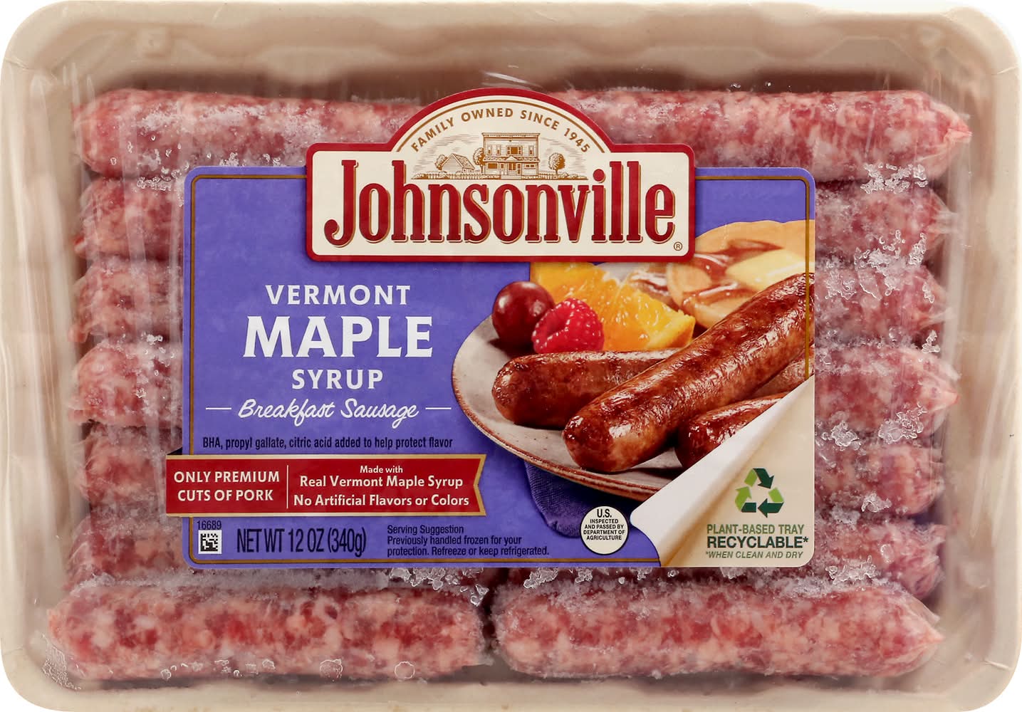Johnsonville Vermont Maple Syrup Breakfast Sausage (12 oz)