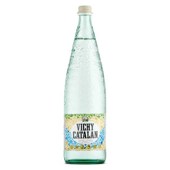 Agua mineral con gas Vichy botella 1 l