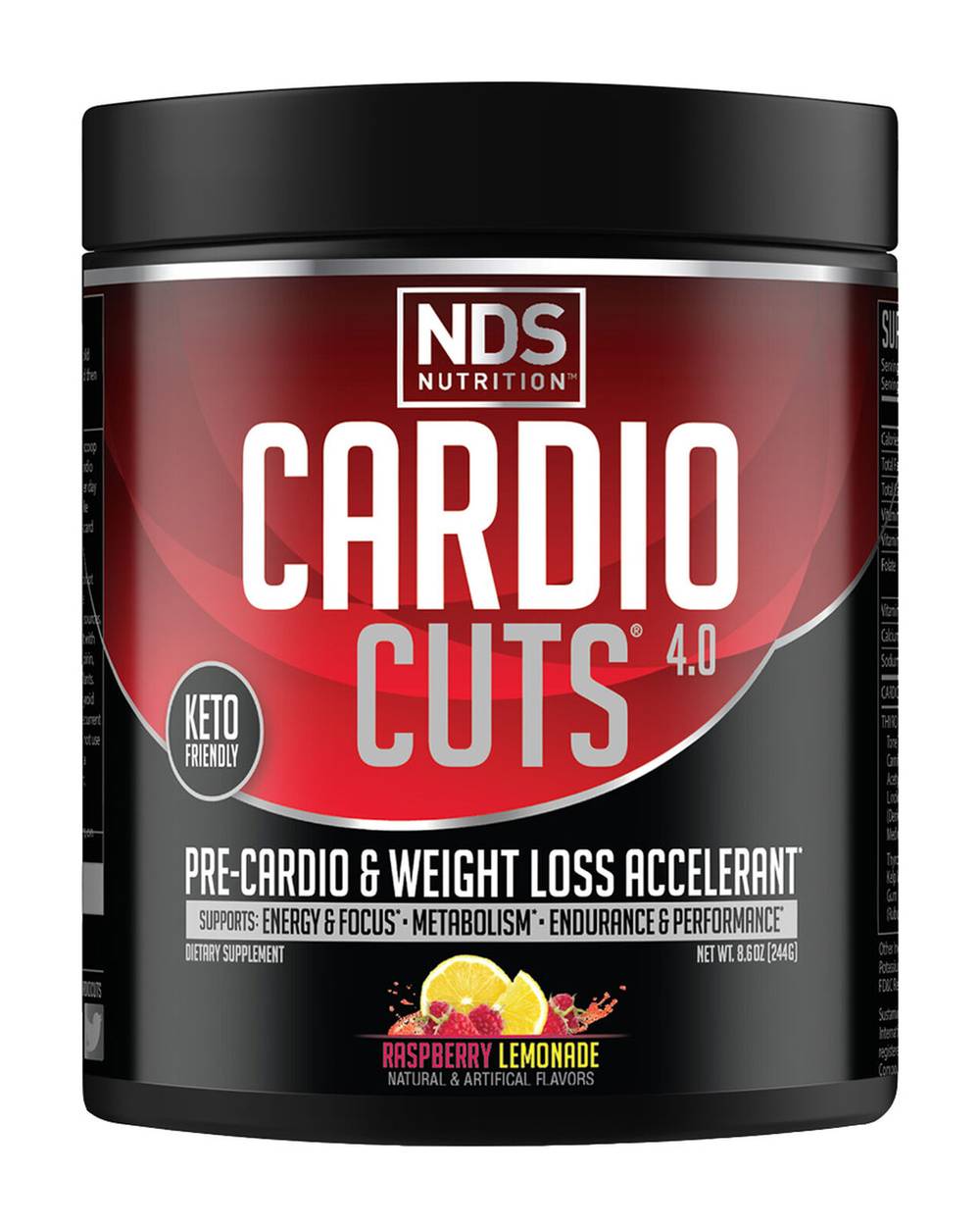 NDS Nutrition Pre-Workout, Raspberry-Lemonade (8.6 oz)