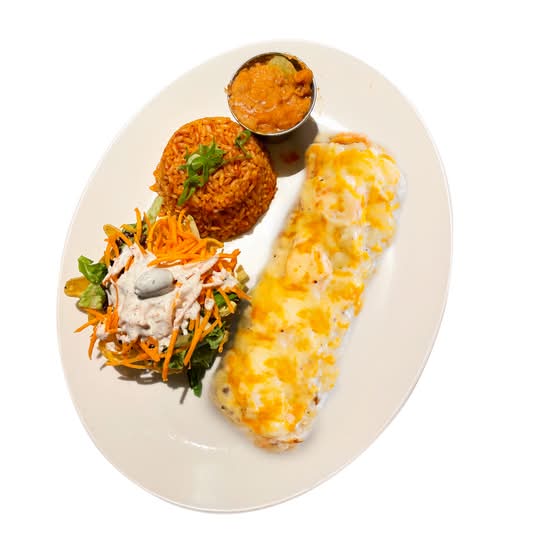 Burrito con frutos del Mar