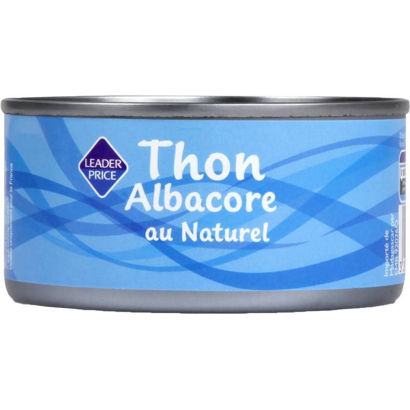 Leader Price - Thon albacore au naturel