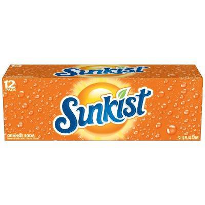 Sunkist Soda, Orange (12 x 12 fl oz)