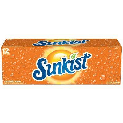 Sunkist Soda (12 pack, 12 fl oz) (orange)