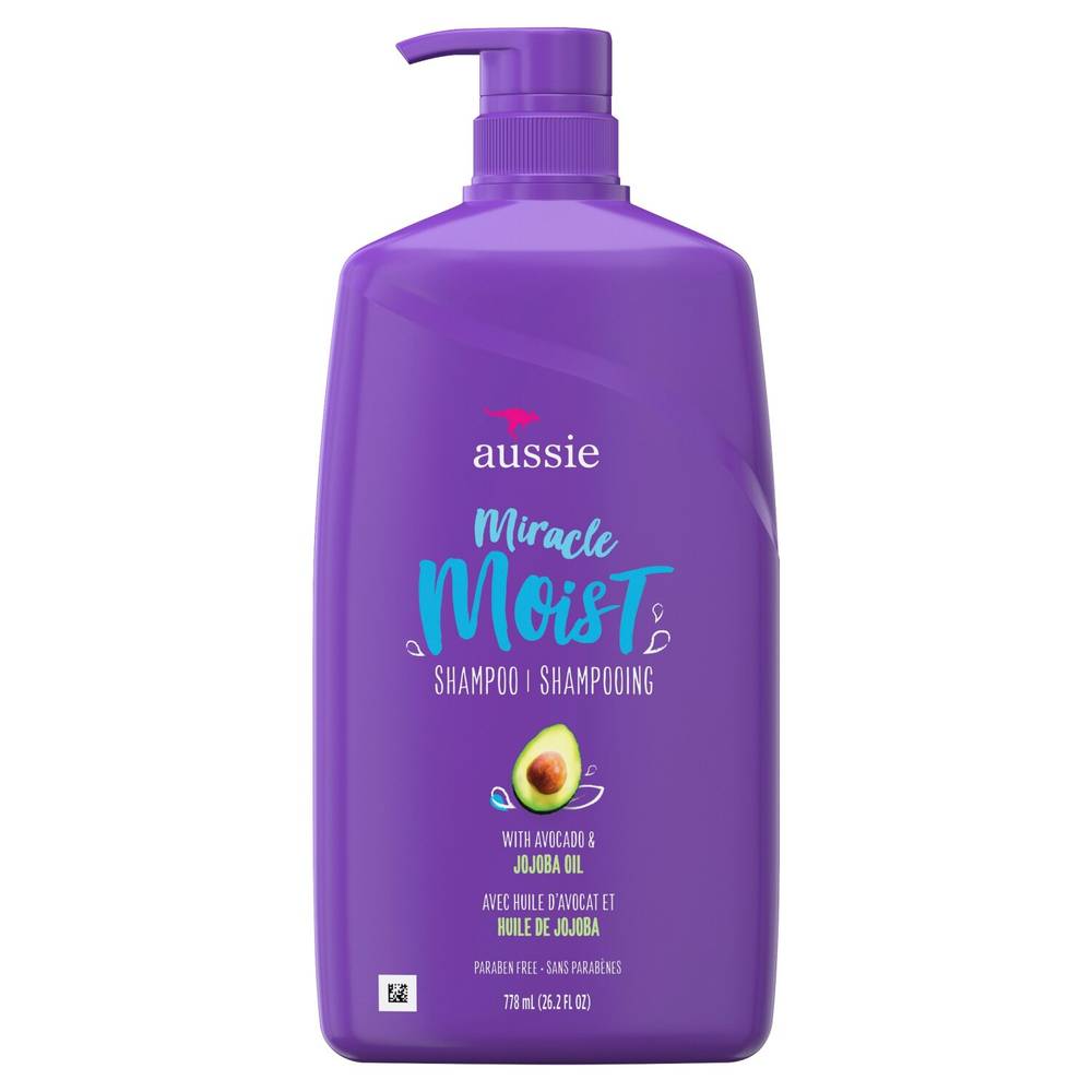 Aussie Mega Moist Shampoo, 29.2 OZ