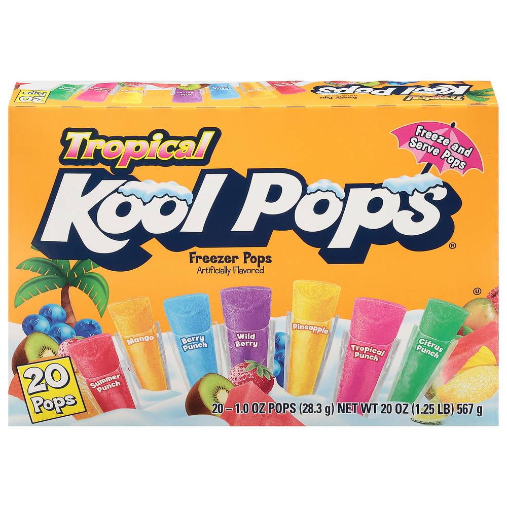 Kool Pops Tropical Freezer Pops (1.25 lbs)