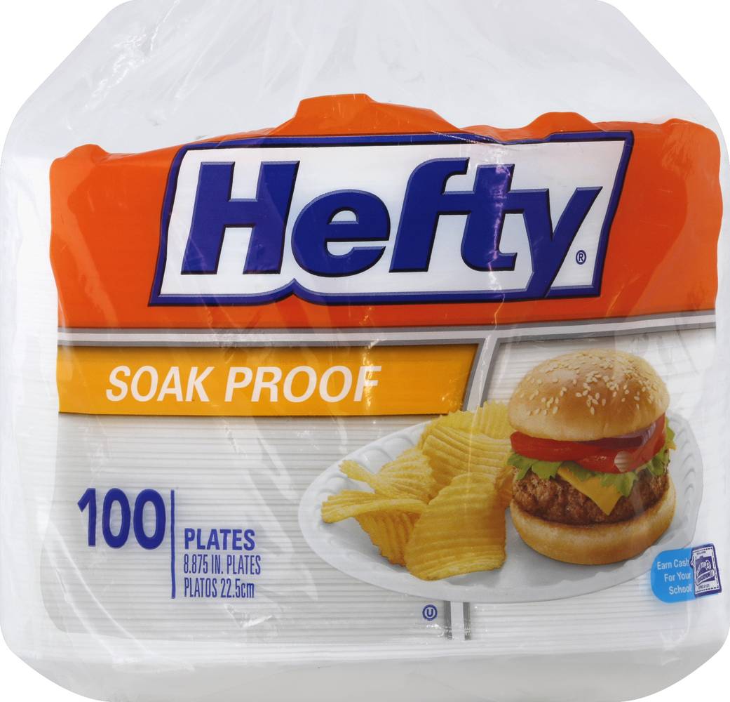 Hefty Soak Proof 8.8 in Flat Plate