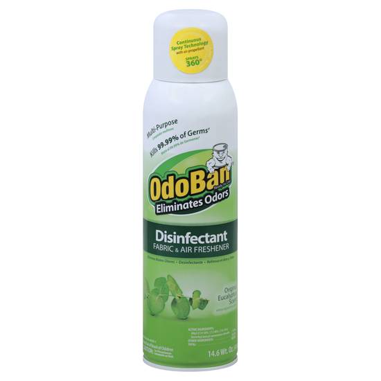Odoban Disinfectant Fabric & Air Freshener Eucalyptus Scent (14.6 oz)