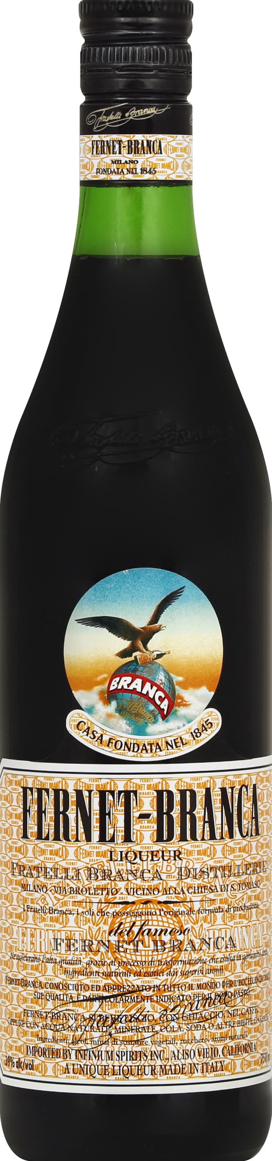 Fernet-Branca Milano Liqueur (750 ml)
