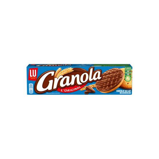 Biscuits sablés nappés au chocolat au lait granola Lu x3 - 200g