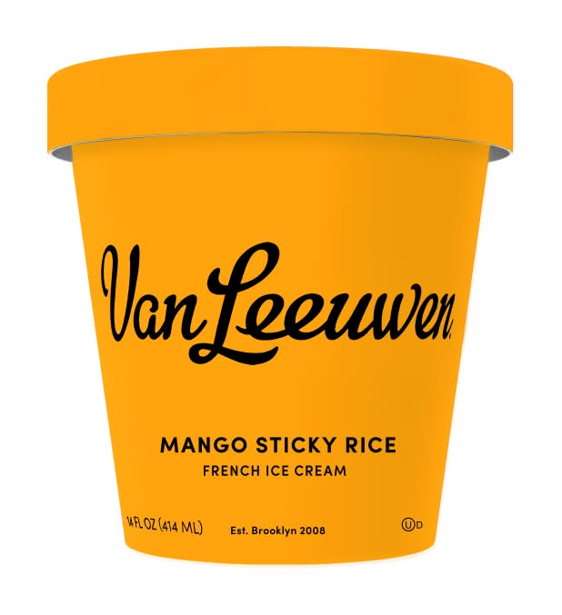 Van Leeuwen French Ice Cream, Mango Sticky Rice (14 fl oz)