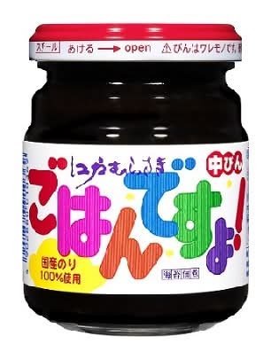 17358:桃屋 ごはんですよ 中瓶 145G / Momoya Gohan Desu Yo Seaweed Paste Medium Jar 145g