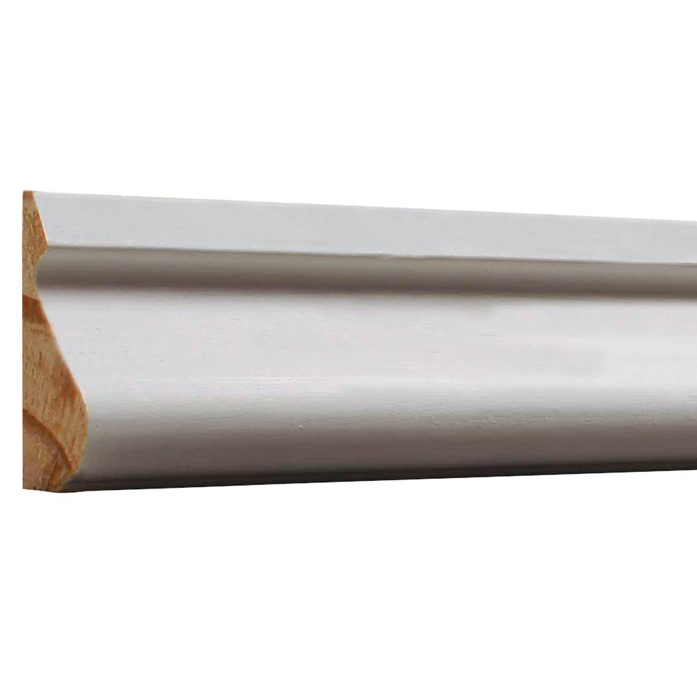 RELIABILT 5/8-in x 1-3/8-in x 8-ft Colonial Primed Pine L 163 Baseboard Moulding | L 163 8FJPMD