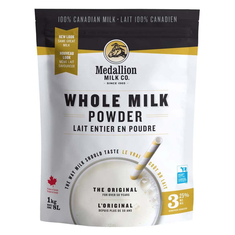 Medallion Milk Co. Whole Milk Powder, 1Kg