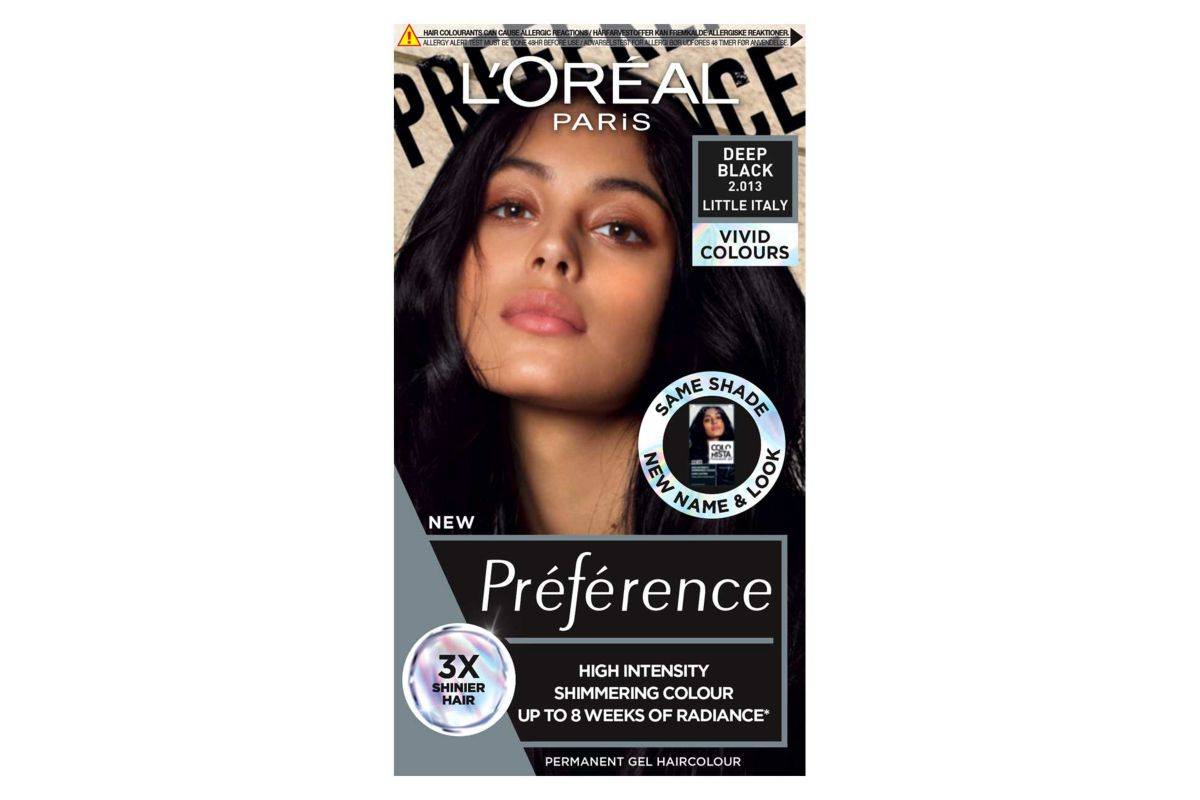 L'oréal Paris Preference Vivids Colorista Permanent Gel Hair Dye ( deep black 2.01)