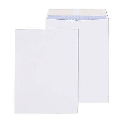 Staples Gummed Catalog Envelopes, 9 x 12, White, 25/Pack (ST579712N-CC)
