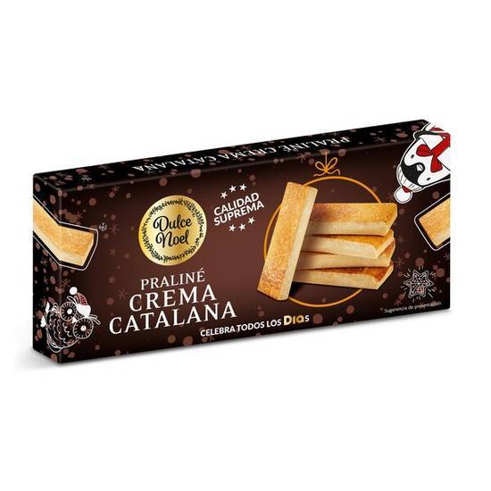 Turrón Praliné de crema Catalana Dulce Noel Día en en Caja (150 g)