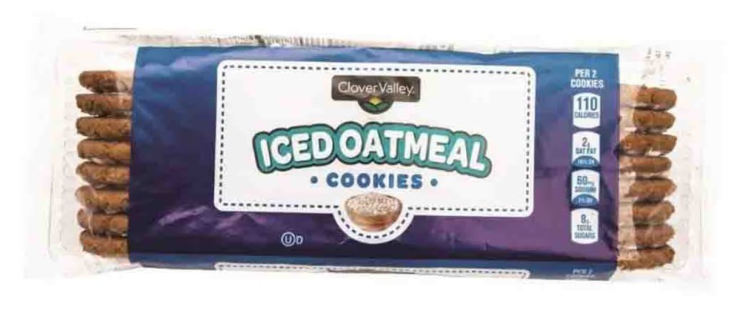 Clover Valley Iced Oatmeal Cookies 12 Oz