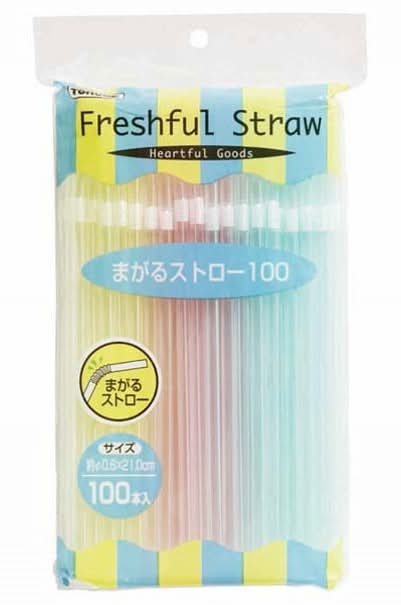 トルネ　まがるストロー　100本入　J-973