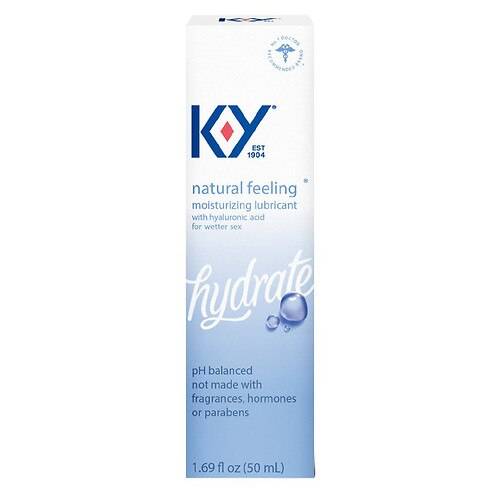 K-Y Natural Feeling with Hyaluronic Acid Lubricant - 1.69 fl oz