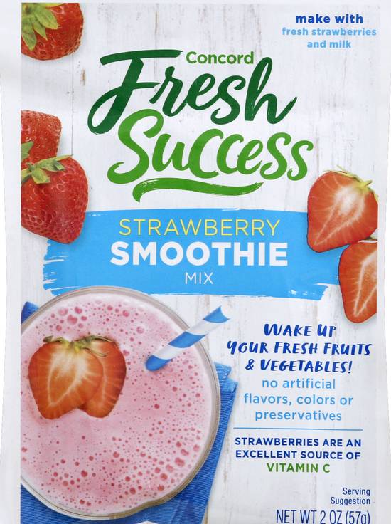 Concord Foods Fresh Success Strawberry Smoothie Mix (2 oz)