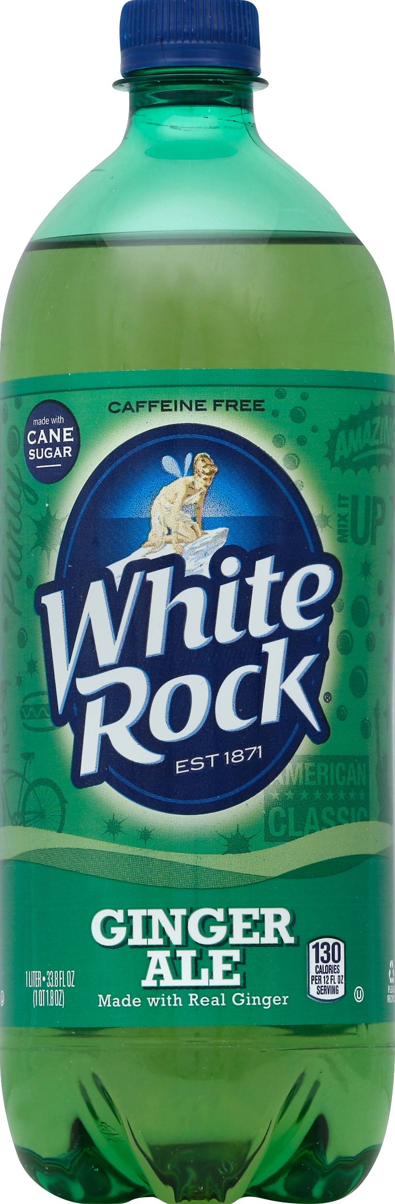 White Rock Ginger Ale Soft Drink (33.8 fl oz)