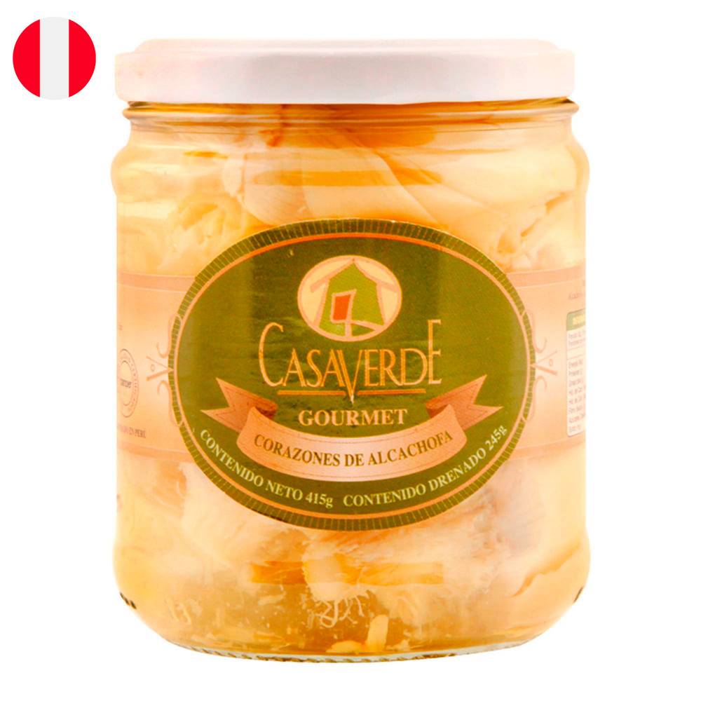 Casaverde corazones de alcachofas gourmet (frasco 245 g)