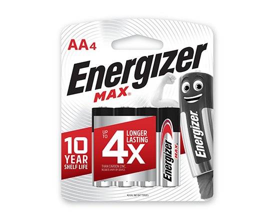 Energiser AA Max Battery 4pk