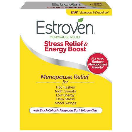 Estroven Maximum Strength + Energy Menopause Relief Caplets (28 ct)