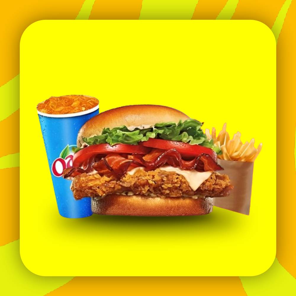 Menu chicken cheese  bacon