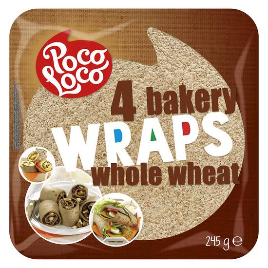 Poco Loco - Wraps de boulangerie au blé entier