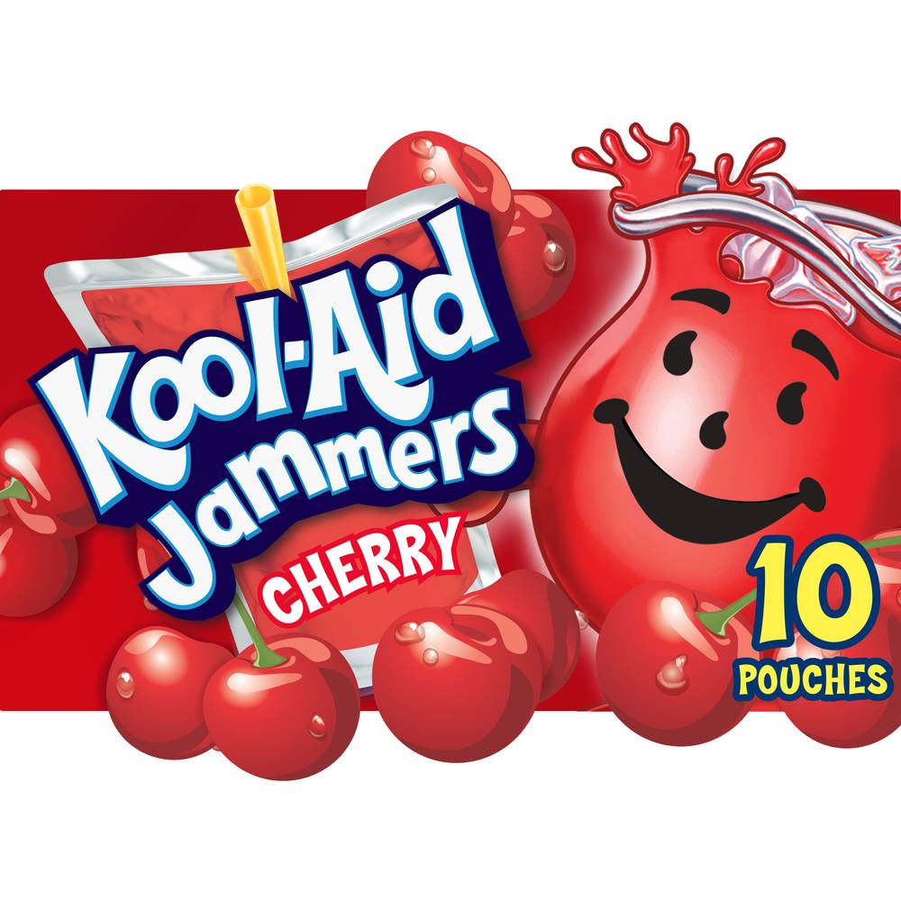 Kool-Aid Jammers Cherry Flavored Drink (10 x 6 fl oz)