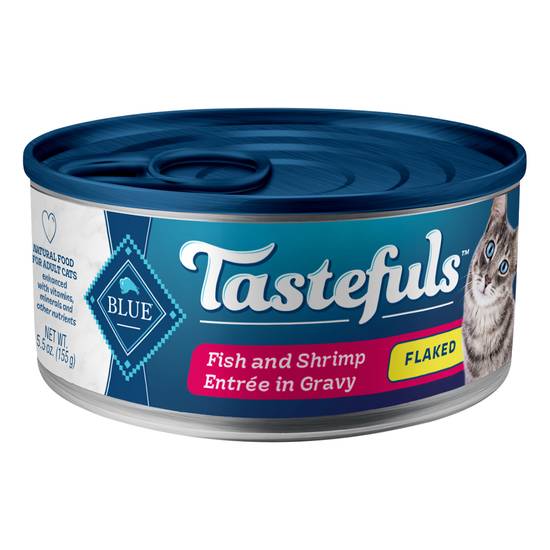 Blue Buffalo Tastefuls Adult Flaked Fish & Shrimp Entree in Gravy Cat Food