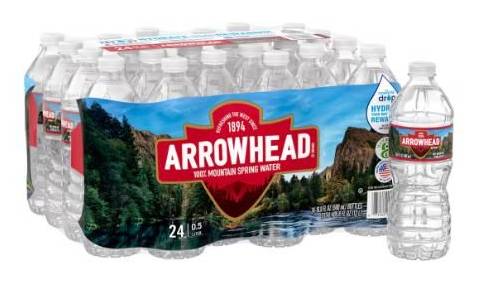 Arrowhead Spring Water 24Pack Bottles