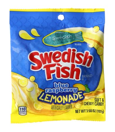 Swedish Fish® Blue Raspberry Lemonade 3.59oz Blue Raspberry Lemonade