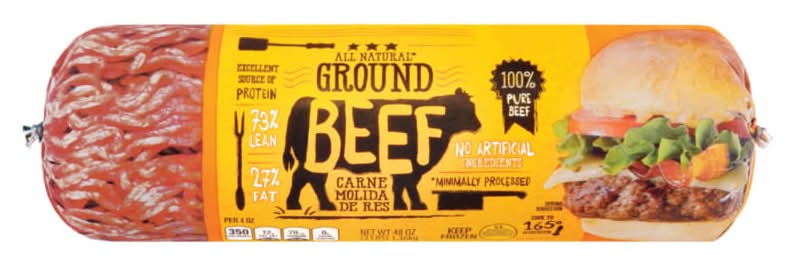 73% Lean 27% Fat Ground Beef, 3 lb
