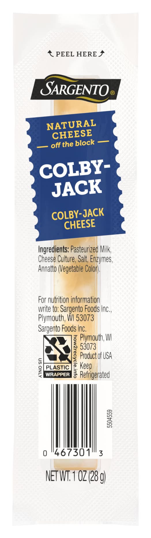 Sargento Colby Jack Cheese Stick (1 oz)