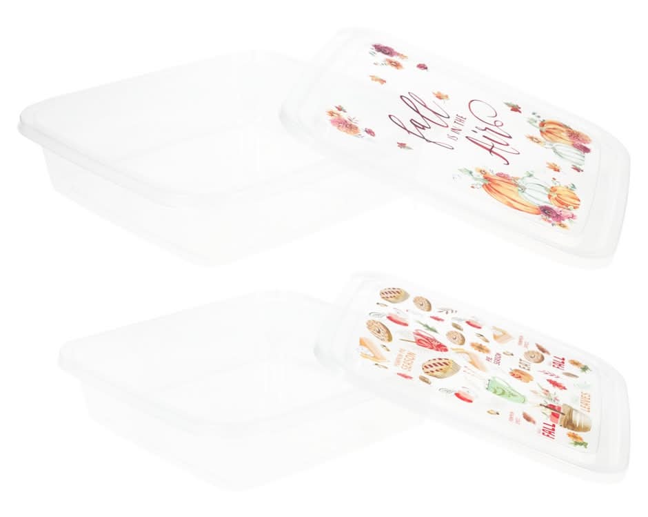 Harvest Print Multi-Purpose Containers, 10x10 in.