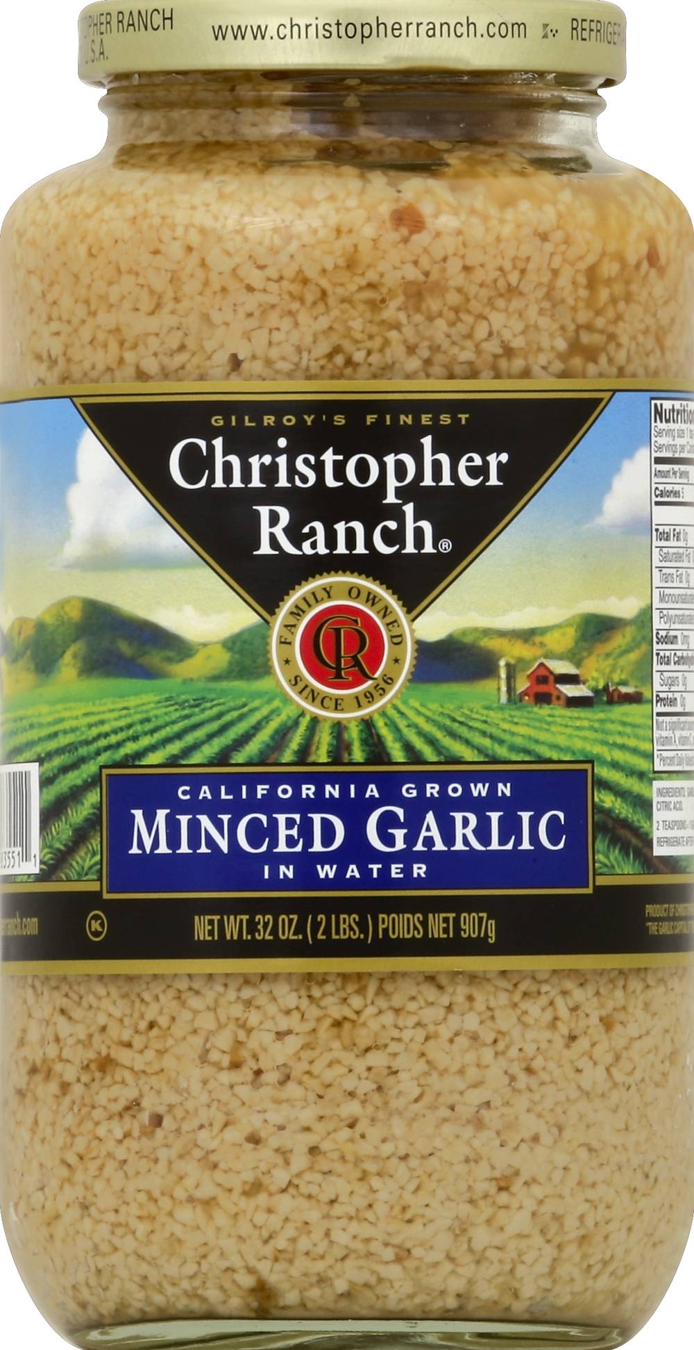 Christopher Ranch Minced Garlic in Water (2 lbs)