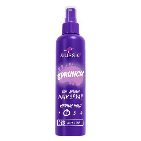 Aussie Sprunch Non-Aerosol Hair Spray For Curly Hair and Wavy Hair